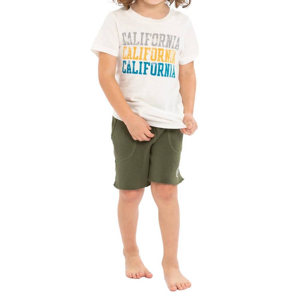 NEW SOL ANGELES kid's california tee in white